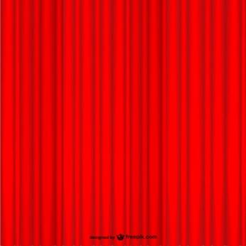 Red Curtain Background Template Free Vector