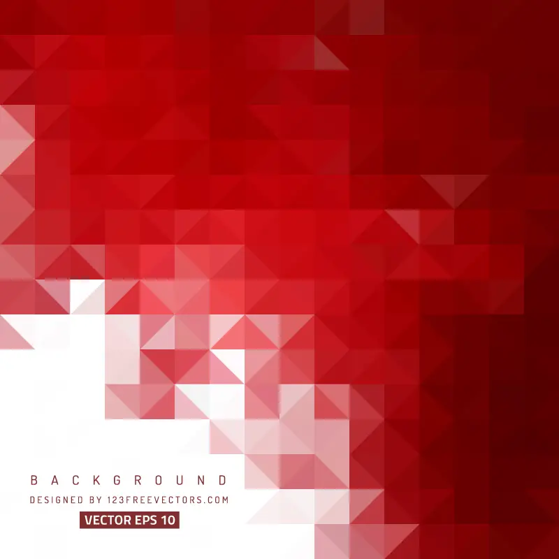 Red Abstract Triangle Background Vector | 123Freevectors