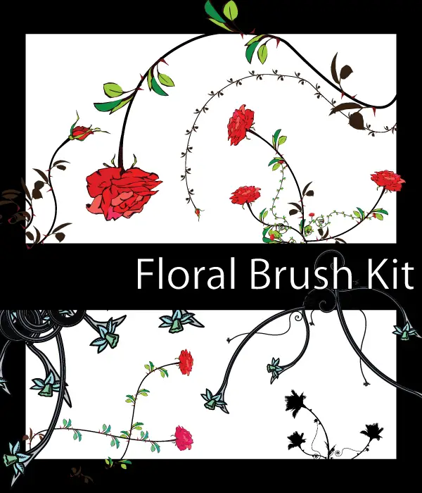 adobe illustrator floral brushes free download