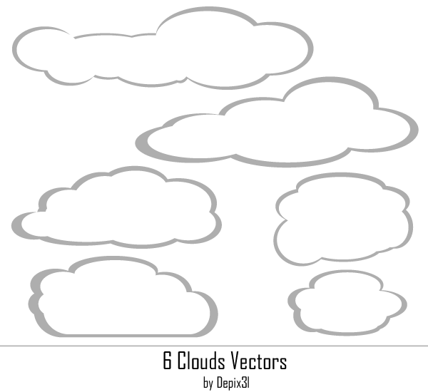Download White Clouds Vector Png Png Gif Base