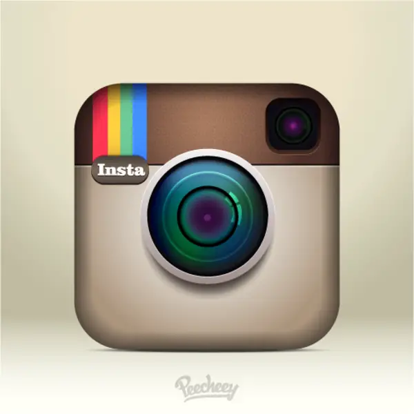 Instagram Icon Free Vector